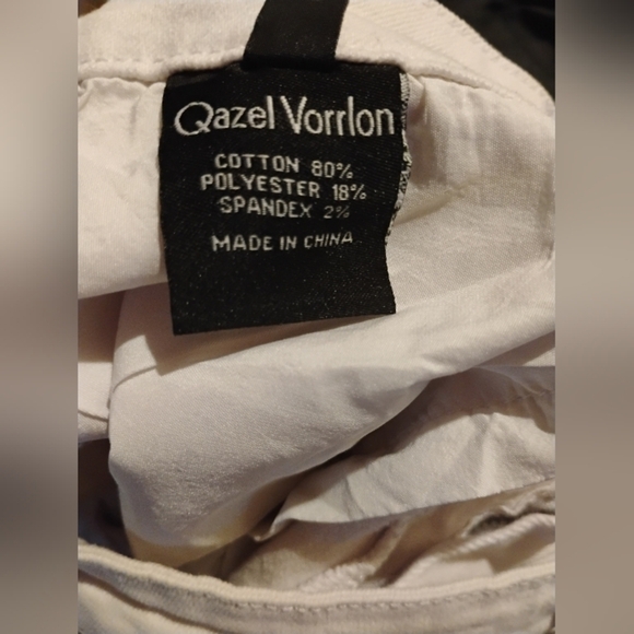 Qazel Vorrlon Size Small White Jeans Size 33 - Picture 6 of 7
